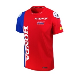 Tricou barbati Ixon model TS1 HRC 25 culoare: rosu/albastru/alb - Img 5