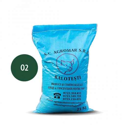 AGROMAR Furaj complet pentru purcei STARTER O2 42-70 zile granula sac 25kg