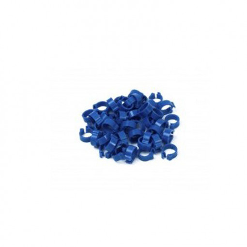 Cleme recunoastere albastru A128 8x5mm set 50 buc