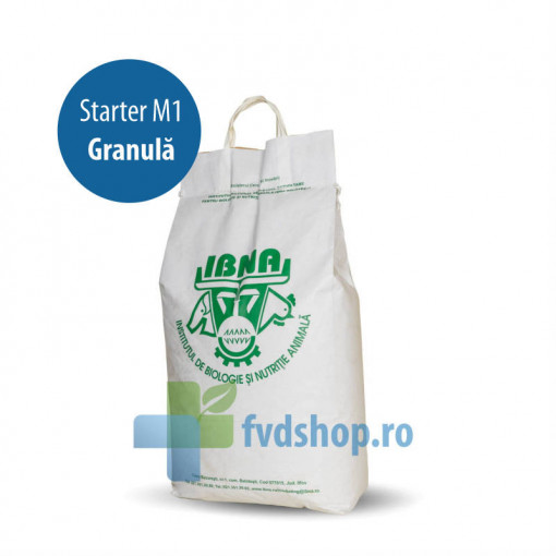 IBNA Furaj complet pentru miei si iezi STARTER M1 (3-7 saptamani) CU LAPTE PRAF granula sac 10kg