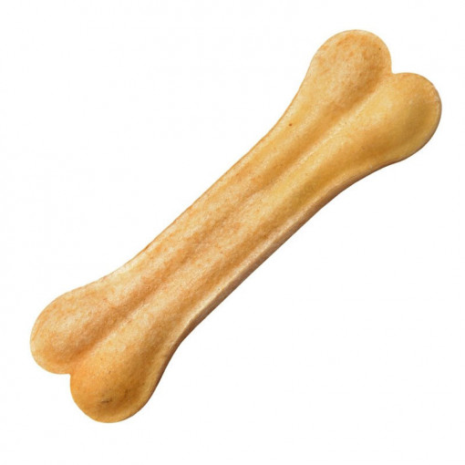 Recompense pentru caini 4DOG Os piele presata 10cm