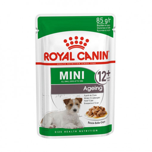 Royal Canin Mini Ageing 12+ hrana umeda caine senior (in sos), 85 g