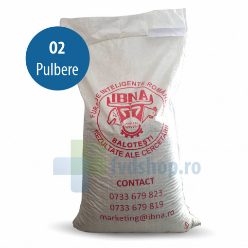 IBNA Furaj complet pentru purcei CRESTERE O2 12-30kg pulbere sac 25kg