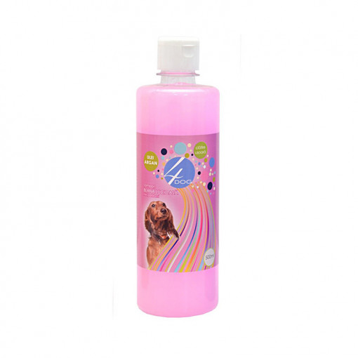 Sampon pentru caini 4DOG BLANA LUCIOASA flacon de 500ml