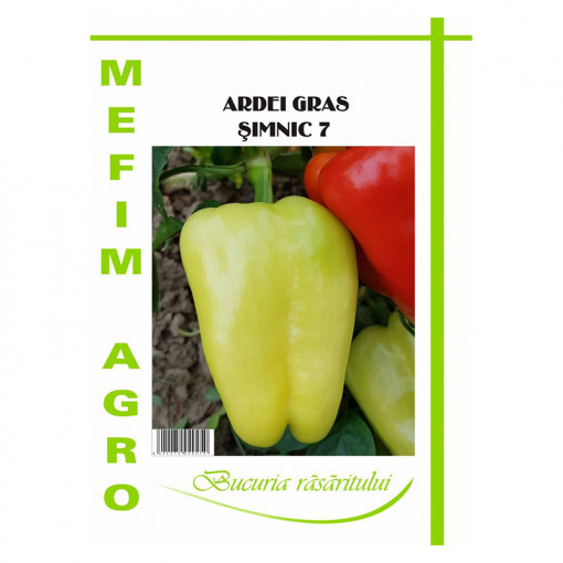 MEFIM AGRO seminte de ARDEI GRAS GALBEN SIMNIC7 plic de 1g