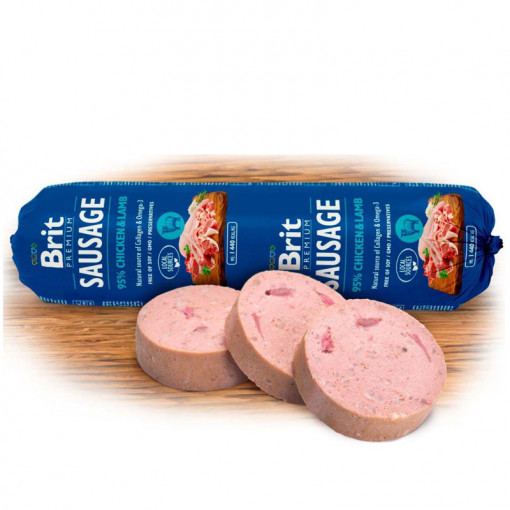Hrana umeda pentru caini BRIT Salam cu PUI si MIEL 800g