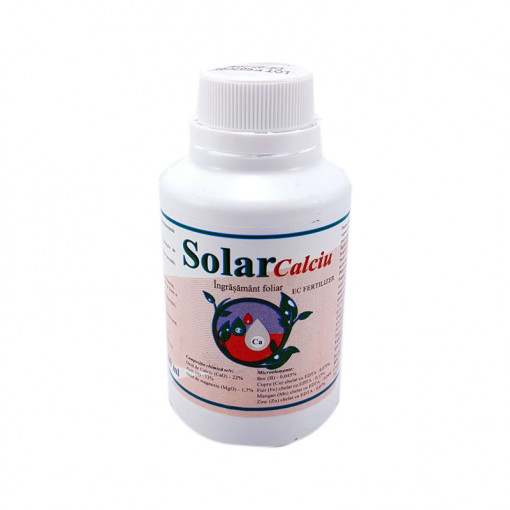 SOLAREX SOLAR Calciu Ingrasamant foliar flacon 100ml