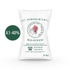 AGROMAR Concentrat poli-vitamino-mineral pentru pui STARTER faza 0-30 zile A1-40% sac 25kg