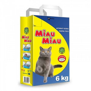 Asternut igienic pentru pisici MIAU-MIAU Nisip 5kg
