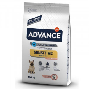 Hrana uscata pentru caini ADVANCE DOG MINI ADULT SENSITIVE cu SOMON sac 7kg