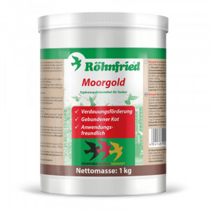 Supliment pentru porumbei ROHNFRIED MOORGOLD cutie 1000g