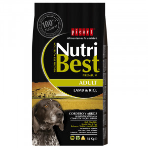 Hrana uscata pentru caini NUTRIBEST cu MIEL si OREZ sac 15kg