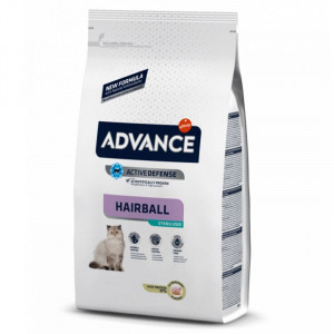 Hrana uscata pentru pisici ADVANCE CAT ADULT STERILIZED HAIRBALL punga 1.5kg