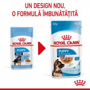 Royal Canin Maxi Puppy hrana umeda caine junior (in sos), 140 g - Img 2
