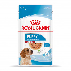 Royal Canin Medium Puppy hrana umeda caine junior (in sos), 140 g - Img 1