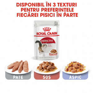 Royal Canin Instinctive Adult hrana umeda pisica (aspic), 85 g - Img 6