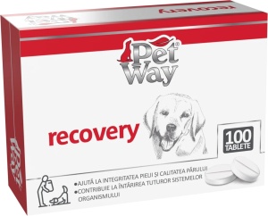 Supliment nutritiv pentru caini PETWAY RECOVERY cutie cu 100 tablete