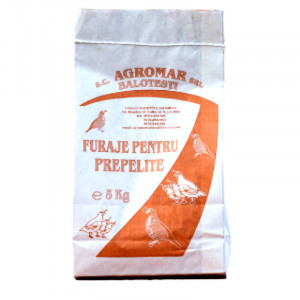AGROMAR Furaj complet pentru prepelite OUATOARE pulbere sac 10kg