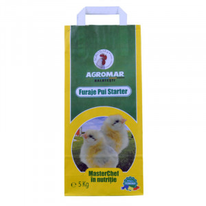 AGROMAR Furaj complet pentru pui 0-30 zile FAZA 1 brizura sac 10kg