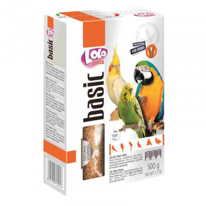 Hrana completa pentru pasari de colivie LOLO Mei rosu cutie 500g
