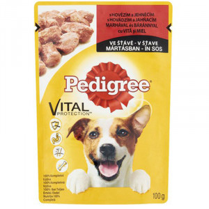 Hrana umeda pentru caini PEDIGREE cu VITA si MIEL plic 100g