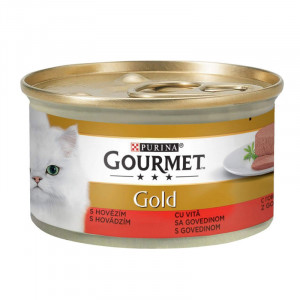 Hrana umeda pentru pisici GOURMET GOLD MOUSSE cu VITA conserva 85g