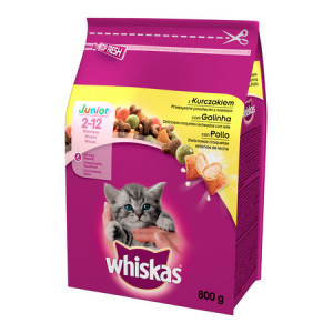 Hrana uscata pentru pisici WHISKAS Junior punga 800g