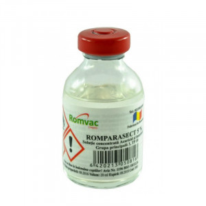 Acaricid şi insecticid ROMPARASECT flacon de 20ml