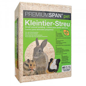 Asternut igienic pentru rozatoare PREMIUM SPAN CLASSIC Rumegus presat pachet 60litri