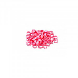Cleme recunoastere roz A130 8X5mm set 50 buc