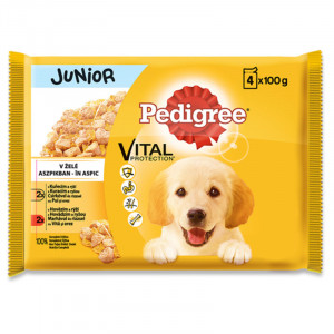 Hrana umeda pentru caini PEDIGREE JUNIOR cu MIEL si OREZ plic 100g