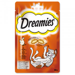 Recompense pentru pisici DREAMIES cu PUI punga 60g