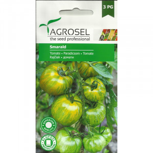 Seminte AGROSEL TOMATE VERZI SMARALD PG3 plic de 2g - Img 1