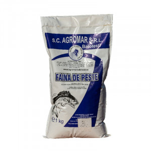 Supliment nutritiv pentru animale de gospodarie AGROMAR FAINA DE PESTE punga 1kg