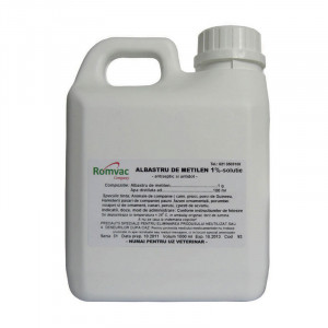 FARMAVET Supliment nutritiv pentru animale de gospodarie ALBASTRU METILEN solutie buvabila flacon 1L
