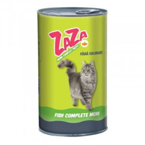 Hrana umeda pentru pisici ZAZA cu PESTE conserva 415g