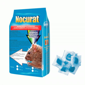NOCURAT Momeala raticida plicuri albastre pasta moale punga 200g