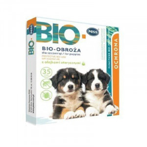PESS BIO PUPPY 35cm Zgarda antiparazitara extern pentru catei