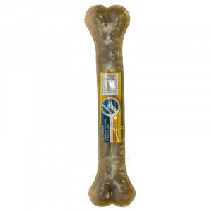 Recompense pentru caini 4DOG Os piele presata 30cm