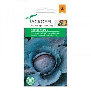 Seminte AGROSEL VARZA ROSIE CABEZA NEGRA PG2 plic de 3g