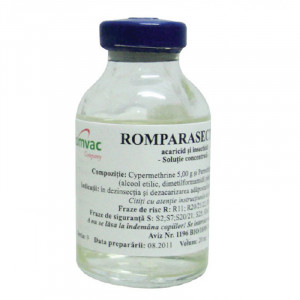 Acaricid şi insecticid ROMPARASECT flacon de 100ml