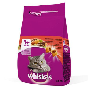 Hrana uscata pentru pisici WHISKAS cu VITA punga 1.4kg