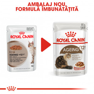 Royal Canin Ageing 12+ hrana umeda pisica senior (in sos), 85 g - Img 7