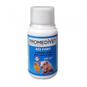 Supliment acidifiant pentru animale de gospodarie ACI-FORT solutie buvabila flacon 100ml