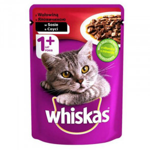 Hrana umeda pentru pisici WHISKAS cu VITA plic 85g