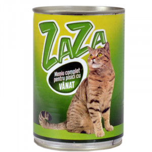 Hrana umeda pentru pisici ZAZA cu VANAT conserva 415g
