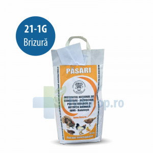 IBNA Furaj complet pentru pui de carne CRESTERE 10-28 zile 21-1G cu coccidiostatic brizura sac 10kg