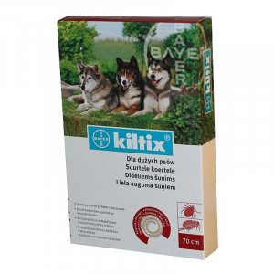 KILTIX 70cm Zgarda antiparazitara extern pentru caini de talie mare