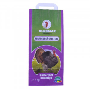 AGROMAR Furaj complet pentru curci 30-90 zile CRESTERE brizura sac 10kg