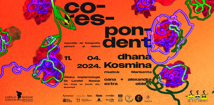 Corespondent – Expozitie de fotografie, pictura si obiect, 11 Aprilie 2024, Clinica Lorelei Nassar